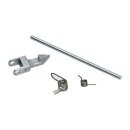 Türgriff komplett mit Schließnase weiß kompatibel mit AEG 405508700/3 4055087003 für Waschmaschine Waschtrockner - LUTH Premium Profi Parts