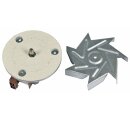 Heißluftventilator Heizung Backofen mit Flügel für Whirlpool Ariston Universal 30W