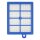 LUTH Premium Profi Parts Abluftfilterkassette kompatibel mit Electrolux 900167768/2 EFS1W für Staubsauger