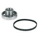 Riemenscheibe kompatibel mit Blomberg 492204401 mit Riemen 285PH4E für Trockner