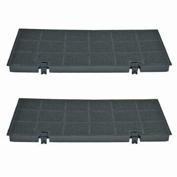 LUTH Premium Profi Parts 2x Aktivkohlefilter Kohlefilter Type150 kompatibel mit AEG 9029801207 Bosch Siemens 00460450 435x217mm für Dunstabzugshaube