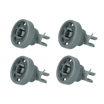 LUTH Premium Profi Parts 4x Korbrolle für Oberkorb Set kompatibel mt Bosch 424717 00424717 für Geschirrspüler