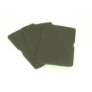 3x Schaumfilter kompatibel mit Beko für Wäschetrockner Sockelfilter 240x155mm 2964840100 2964840200 an Wärmetauscher Trockner