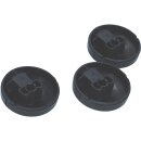 LUTH Premium Profi Parts 3x Laufrolle Lenkrolle vorne Rolle Rad kompatibel mit Bosch Siemens 00027606 027606 27606 Privileg 09930967 für Staubsauger Bodenstaubsauger