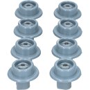 LUTH Premium Profi Parts 8x Korbrolle Unterkorb für Geschirrspüler Kompatibel mit AEG Electrolux 50269923004 Privileg