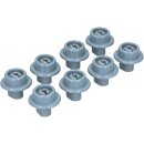 LUTH Premium Profi Parts 8x Korbrolle Unterkorb für Geschirrspüler Kompatibel mit AEG Electrolux 50269923004 Privileg