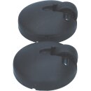 2x Laufrolle Lenkrolle kompatibel mit Bosch Siemens Privileg für Staubsauger Bodenstaubsauger 00027606 09930967