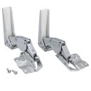 LUTH Premium Profi Parts Türscharnier Set oben unten kompatibel mit Bosch Siemens 12004051 3704 5.0/3306 5.0/3307 5.0 Indesit C00032093 für Kühlschrank Gefrierschrank