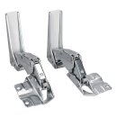 LUTH Premium Profi Parts Türscharnier Set oben unten kompatibel mit Bosch Siemens 12004051 3704 5.0/3306 5.0/3307 5.0 Indesit C00032093 für Kühlschrank Gefrierschrank