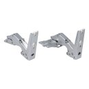 LUTH Premium Profi Parts Türscharnier Set oben unten kompatibel mit Bosch Siemens 12004051 3704 5.0/3306 5.0/3307 5.0 Indesit C00032093 für Kühlschrank Gefrierschrank
