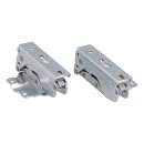 LUTH Premium Profi Parts Türscharnier Set oben unten kompatibel mit Bosch Siemens 12004051 3704 5.0/3306 5.0/3307 5.0 Indesit C00032093 für Kühlschrank Gefrierschrank