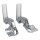 LUTH Premium Profi Parts Türscharnier Set oben unten kompatibel mit Bosch Siemens 12004051 3704 5.0/3306 5.0/3307 5.0 Indesit C00032093 für Kühlschrank Gefrierschrank