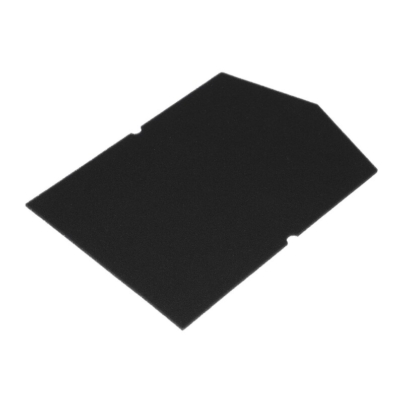 DL-pro Schaumfilter kompatibel mit Miele 6057930 Schwammfilter Filter Filterschaum Filterschwamm schwarz für Türe Trockner 