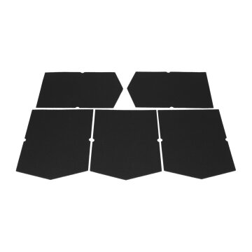 LUTH Premium Profi Parts 5x Filter Schwammfilter kompatibel mit Miele 6057930 für Türe Trockner Wärmepumpentrockner