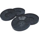 LUTH Premium Profi Parts Aktivkohlefilter Kohlefilter 4Stk für Dunstabzugshaube kompatibel mit Respekta MIZ0031