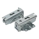 Türscharnier Set für AEG 2211202045 + 2211201047 Küppersbusch 431624 + 431625 für Kühlschrank Gefrierschrank