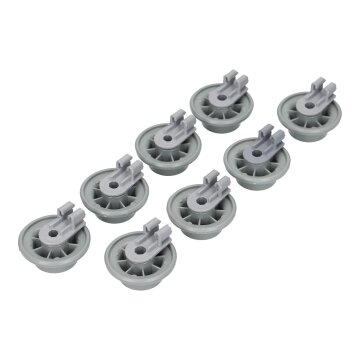 LUTH Premium Profi Parts 8x Korbrollen Set Unterkorb kompatibel mit Bosch 611475 Küppersbusch 436718 für Geschirrspüler Spülmaschine