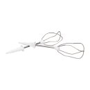 Rührbesen Schneebesen Quirl Mixer Set rechts links kompatibel mit Bosch Siemens Handmixer Rührgerät 00659061 659061