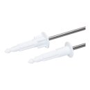 Rührbesen Schneebesen Quirl Set rechts links kompatibel mit Bosch Siemens 00659596 659596 für Handmixer MFQ30... MQ95...