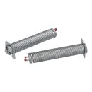 Türfedern Türscharnier Federn kompatibel mit Bosch Siemens Neff Constructa Farbcode Rot inkl Seilzug für Geschirrspüler 00754866 754866