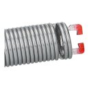 Türfedern Türscharnier Federn kompatibel mit Bosch Siemens Neff Constructa Farbcode Rot inkl Seilzug für Geschirrspüler 00754866 754866