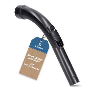LUTH Premium Profi Parts Handgriff kompatibel mit Miele 9442601 35mm Rohr-Ø für Staubsaugerschlauch Bodenstaubsauger passend für 5269090 5269091 9442600 Schwarz