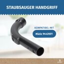 LUTH Premium Profi Parts Handgriff kompatibel mit Miele 9442601 35mm Rohr-Ø für Staubsaugerschlauch Bodenstaubsauger passend für 5269090 5269091 9442600 Schwarz
