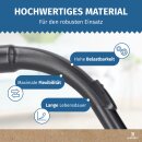 LUTH Premium Profi Parts Handgriff kompatibel mit Miele 9442601 35mm Rohr-Ø für Staubsaugerschlauch Bodenstaubsauger passend für 5269090 5269091 9442600 Schwarz