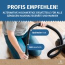 LUTH Premium Profi Parts Handgriff kompatibel mit Miele 9442601 35mm Rohr-Ø für Staubsaugerschlauch Bodenstaubsauger passend für 5269090 5269091 9442600 Schwarz