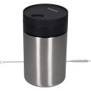 Edelstahl Milchbehälter Siemens Bosch Set mit Reinigungsbürste für Kaffeevollautomaten TZ80009N EQ6 EQ8 11003591 00576166 576166 EQ7