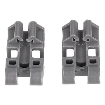 LUTH Premium Profi Parts Lager Set für Unterkorbeinsatz kompatibel mit Whirlpool 481010600198 Indesit C00314875 für Teller Klappstacheln Geschirrspüler Spülmaschine