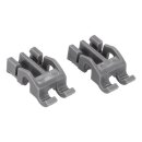 LUTH Premium Profi Parts Lager Set für Unterkorbeinsatz kompatibel mit Whirlpool 481010600198 Indesit C00314875 für Teller Klappstacheln Geschirrspüler Spülmaschine