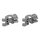 LUTH Premium Profi Parts Lager Set für Unterkorbeinsatz kompatibel mit Whirlpool 481010600198 Indesit C00314875 für Teller Klappstacheln Geschirrspüler Spülmaschine