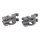 LUTH Premium Profi Parts Lager Set für Unterkorbeinsatz kompatibel mit Whirlpool 481010600198 Indesit C00314875 für Teller Klappstacheln Geschirrspüler Spülmaschine