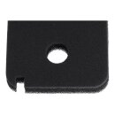 Schaumfilter für Wärmetauscher kompatibel mit Miele 9499230 215x130mm in Trockner Waschschleuderautomat