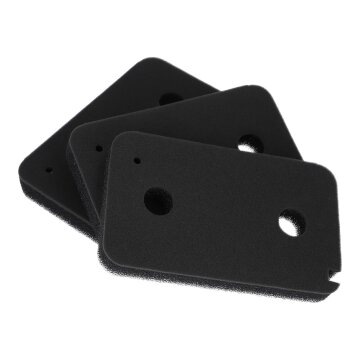3x Schwammfilter Schaumstoff Filter Schaumfilter 215x130mm kompatibel mit Miele 9499230 für Wärmepumpentrockner Trockner Waschschleuderautomat - LUTH Premium Profi Parts