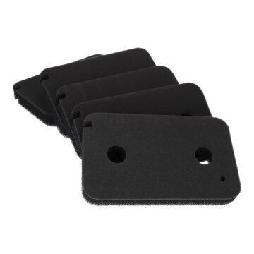 5x Schwammfilter Schaumstoff Filter Schaumfilter 215x130mm kompatibel mit Miele 9499230 für Wärmepumpentrockner Trockner Waschschleuderautomat - LUTH Premium Profi Parts