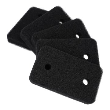 5x Schwammfilter Filter Schaumstoff Sockelfilter kompatibel mit Miele 7070070 Trockner Wärmepumpentrockner T8627WP - LUTH Premium Profi Parts