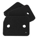 3x Schwammfilter Sockelfilter Schaumstoff Filter Schaumfilter 207x155mm kompatibel mit Miele 9164761 für Wärmepumpentrockner Trockner - LUTH Premium Profi Parts