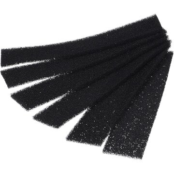 6 x Schwammfilter Schaumstoff Filter Schaumfilter für Wärmepumpentrockner Trockner Einfüllöffnung Türe Miele 9688381