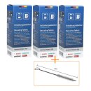 3 x 6 Entkalkungstabletten kompatibel mit Siemens Tassimo 00311864 311864 TZ60002 Set mit Reinigungsbürste für Kaffeevollautomat