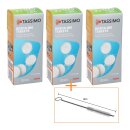 3 x 4 Bosch Entkalkungstabletten 18 g für Tassimo Kaffeemaschine 00311909 311909 TCZ6004 Set mit Reinigungsbürste