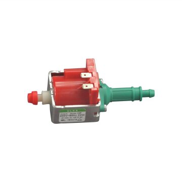 LUTH Premium Profi Parts Wasserpumpe Ulka HF 22W 230V 50Hz kompatibel mit Philips Senseo Kaffeemaschine – Dampfpumpe 2,6 bar Ersatzteil mit 5,8mm Ein- & Auslauf