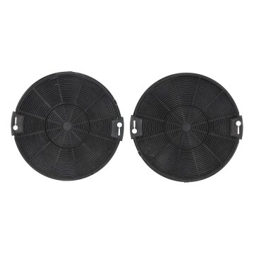 2x Kohlefilter Aktivkohle Filter kompatibel mit Beko AEG-Electrolux Juno Faber für Dunstabzugshaube 4055093712 405509371/2 EFF75 FK155 Nyttig FIL500