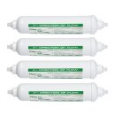 4 x Wasserfilter Filter für Whirlpool 481281718629 484000008553 Wpro USC100 Indesit C00375095 Side by Side Kühlschrank