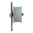 Spannrolle mit Halter für Bauknecht Whirlpool 482000022835 Indesit Ariston Hotpoint C00504520 Trockner Wäschetrockner