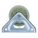 Spannrolle mit Halter für Bauknecht Whirlpool 482000022835 Indesit Ariston Hotpoint C00504520 Trockner Wäschetrockner