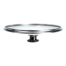 Glasdeckel universal 160mmØ mit Knopfgriff und Edelstahlschutzrand für Töpfe Pfannen