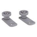 Oberkorbrolle Set für Geschirrkorb Besteckschublade kompatibel mit Miele 7649011 für Geschirrspüler Spülmaschine 2Stk