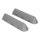 2x Mitnehmerrippe Mitnehmer Trommelrippe kompatibel mit Whirlpool Indesit Ariston für Waschmaschine Waschtrockner C00268109 482000023096